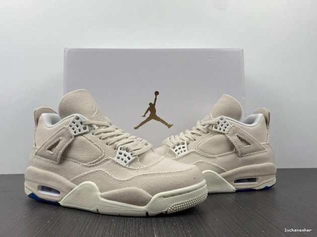 Rep LUCY 4 Retro DQ4909-100 Jordan Canvas (W) Blank 0718